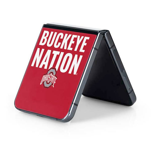 Ohio State University The Ohio State Buckeyes Galaxy Z Flip5 5G Skin